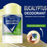 Deodorant for Men Roll-on Bottle Reduce Sweating Odor Remover Underarm Body Deodorant Stick Fast Dry Lasting Portable Refresh Outdoor Kinetics