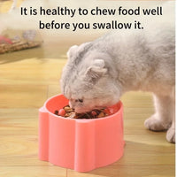 Cat Food Bowl, Rice Bowl, Slow Food, High Feet, Anti Choking Bowl, Cat Basin, Anti Choking, Anti Choking Neck, Relieve Anxiety Outdoor Kinetics