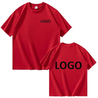Customized 100% Cotton Printed T-shirts Men Fashion Short Sleeve O-neck Tshirt Women Personality Streetwear Tee Tops Camiseta Outdoor Kinetics
