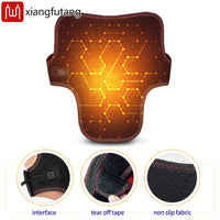 Electric Heated Neck Brace Massager Belt with 3 Adjustable Temperature Levels for Warmth And Neck Massage Relaxation Support Outdoor Kinetics