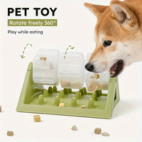Interactive Dog Food Dispenser Toy - Puzzle Feeder with Leak-Proof Design, Slow-Feeding Design & Durable PP Material for Dogs Outdoor Kinetics
