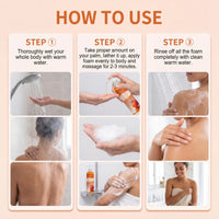 Persimmon Shower Gel Gentle Cleansing Deodorizing Exfoliating Maintain Skin Comfort Long Lasting Oil Control Fragrant Body Wash Outdoor Kinetics