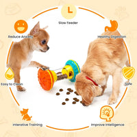Interactive Dog Puzzle Toys for Boredom, Dogs Enrichment Toy to Keep Them Busy, Treat Dispensing Slow Feeder Outdoor Kinetics
