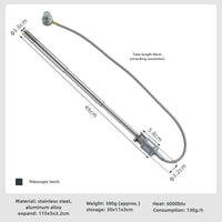 Campingmoon XD-6 Stainless Steel Fire Torch for Outdoor Camping and Barbecue Camping Gear OtdoorEdge Supply