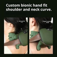 Shoulder Neck Massager Portable Heated Cervical Neck Massager for Pain Relief Muscle Relax Simulating Human Hands Neck Massager Outdoor Kinetics