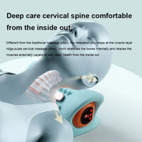 Heated Neck Traction Cervical Traction Device Pillow Electric Shoulder Massage Neck Massager Stretcher with Heat Outdoor Kinetics