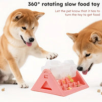 Interactive Dog Food Dispenser Toy - Puzzle Feeder with Leak-Proof Design, Slow-Feeding Design & Durable PP Material for Dogs Outdoor Kinetics