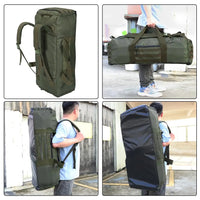 Tactical Duffel Bag with Backpack Straps Heavy Duty Duffel Bag 80L Large Tactical Gear Bag for Men Women Traveling Hunting Gear OtdoorEdge Supply