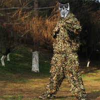 Tactical Outdoor Universal Polyester 3D Leaf Ghillie Suit Camouflage Uniform Forest Sniper Hunting Gear Hunting Scout OtdoorEdge Supply