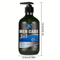 Men 3-in-1 Body, Hair and Face Wash, Rebuild Light Beige in the Shower with Plant-Based Cleansers and Moisturizers Outdoor Kinetics