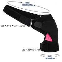 Shoulder Brace for Women and Men,Shoulder Pain Relief, Shoulder Support,Adjustable Fit Sleeve Wrap,Relief for Shoulder Injuries Outdoor Kinetics