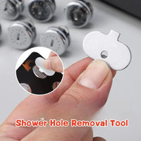 High Pressure Rainshower Head Magic Water Flow Rainfall Shower Head Mini Top Spray Water- Saving Shower Bathroom Accessories Outdoor Kinetics