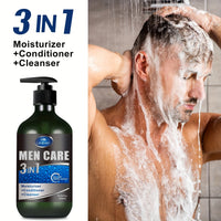 Men 3-in-1 Body, Hair and Face Wash, Rebuild Light Beige in the Shower with Plant-Based Cleansers and Moisturizers Outdoor Kinetics