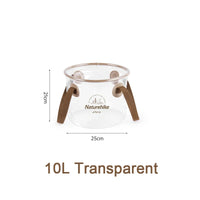 Naturehike Outdoor Camping Portable Waterproof Foldable Round Bucket Travel Wash Basin Camping Gear Multitool OtdoorEdge Supply