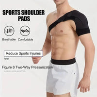 Shoulder Brace with Pressure Pad, Suitable for Both Men and Women, Adjustable Shoulder Brace for Left and Right Shoulder Protect Outdoor Kinetics