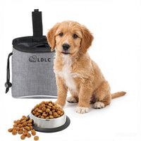 Dog Treat Training Pouch Easily Carries Pet Food Bag Kibble, Treats Built In Poop Bag Dispenser Outdoor Dog Trainings Bag Outdoor Kinetics