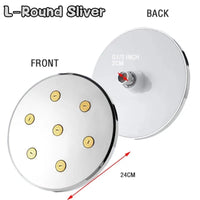 High Pressure Rainshower Head Magic Water Flow Rainfall Shower Head Mini Top Spray Water- Saving Shower Bathroom Accessories Outdoor Kinetics