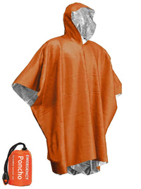 Emergency Rain Poncho Thermal Blanket Poncho Weather Proof Outdoor Survival Camping Gear Survival Gadgets OtdoorEdge Supply