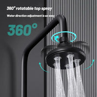 High Pressure Rainshower Head Magic Water Flow Rainfall Shower Head Mini Top Spray Water- Saving Shower Bathroom Accessories Outdoor Kinetics