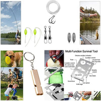 Professional Emergency Survival Kit Gear Camping Multifunction Tactical Defense Equipment First Aid SOS Wilderness Adventure OtdoorEdge Supply