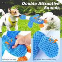 Indestructible Pet Toys for Aggressive Chewers Cats Dogs,Chew Squeak Toy Cats Dogs Interactive Plush Doll Pet Products Outdoor Kinetics
