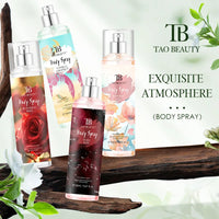 The fragrance spray has a long-lasting, faint floral scent with a fruity note. It is a fragrance body spray without alcohol. Outdoor Kinetics