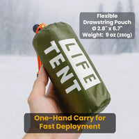 2-Person Emergency Tent Waterproof Camping Travel Pergola Family Campaign House Tourist Tents Cool Gear Equipment Coat OtdoorEdge Supply