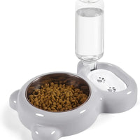 Keep Your Pet Hydrated and Well-Fed with This 2-in-1 Food and Water Bowl Set and Automatic Water Bottle! Outdoor Kinetics