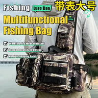Fishing Tackle Backpack, Lure Box Gear Storage Bag, Men Fly Fishing Backpack with Rod Holder Sling Shoulder Bag. OtdoorEdge Supply