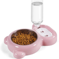 Keep Your Pet Hydrated and Well-Fed with This 2-in-1 Food and Water Bowl Set and Automatic Water Bottle! Outdoor Kinetics