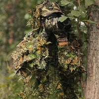 Tactical Outdoor Universal Polyester 3D Leaf Ghillie Suit Camouflage Uniform Forest Sniper Hunting Gear Hunting Scout OtdoorEdge Supply