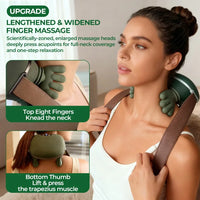 Shoulder Neck Massager Portable Heated Cervical Neck Massager for Pain Relief Muscle Relax Simulating Human Hands Neck Massager Outdoor Kinetics