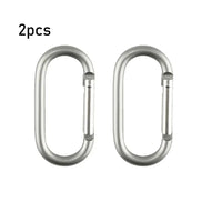 2/5/10pcs Alloy Aluminum Survival Gear Camp Mountaineering Hook Carabiners Carabiner Travel Kit Camping Equipment OtdoorEdge Supply