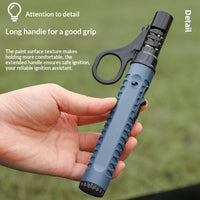 Outdoor Camping BBQ Blowtorch Stove Accessory Refillable Lighter Igniter Noventix