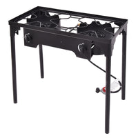 150000 BTU Double Burner Outdoor Stove BBQ Grill DirectDeals