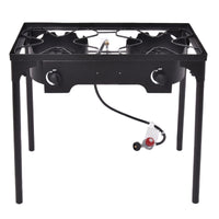 150000 BTU Double Burner Outdoor Stove BBQ Grill DirectDeals
