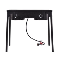 150000 BTU Double Burner Outdoor Stove BBQ Grill DirectDeals