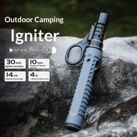 Outdoor Camping BBQ Blowtorch Stove Accessory Refillable Lighter Igniter Noventix