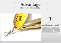 FISH KING Metal Spinner Lure | Long Cast Hard Bait for Bass, Pike, and Saltwater Fishing Game On Interactive LLC (OnlyTenBucks.com)