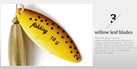 FISH KING Metal Spinner Lure | Long Cast Hard Bait for Bass, Pike, and Saltwater Fishing Game On Interactive LLC (OnlyTenBucks.com)