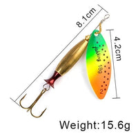 FISH KING Metal Spinner Lure | Long Cast Hard Bait for Bass, Pike, and Saltwater Fishing Game On Interactive LLC (OnlyTenBucks.com)