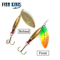 FISH KING Metal Spinner Lure | Long Cast Hard Bait for Bass, Pike, and Saltwater Fishing Game On Interactive LLC (OnlyTenBucks.com)