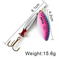 FISH KING Metal Spinner Lure | Long Cast Hard Bait for Bass, Pike, and Saltwater Fishing Game On Interactive LLC (OnlyTenBucks.com)