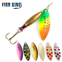 FISH KING Metal Spinner Lure | Long Cast Hard Bait for Bass, Pike, and Saltwater Fishing Game On Interactive LLC (OnlyTenBucks.com)