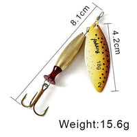 FISH KING Metal Spinner Lure | Long Cast Hard Bait for Bass, Pike, and Saltwater Fishing Game On Interactive LLC (OnlyTenBucks.com)
