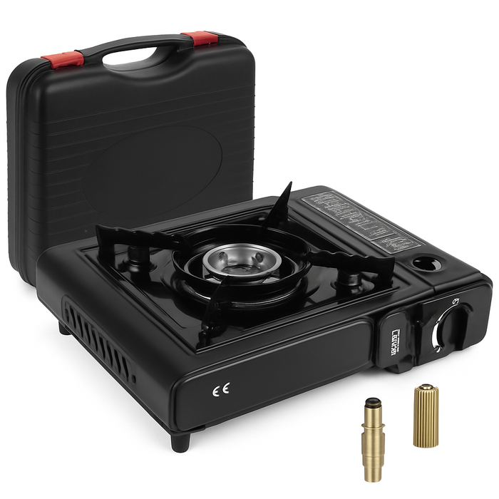 Portable Camping Stove with Dual Fuel and Piezo Ignition LJGDeals