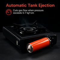 Portable Camping Stove with Dual Fuel and Piezo Ignition LJGDeals