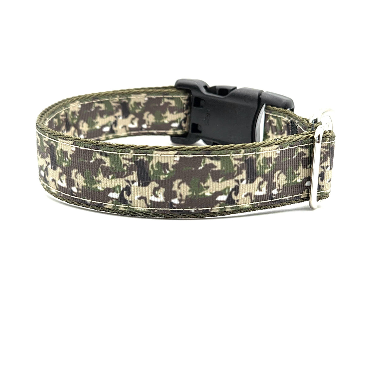 Hidden Dog Camo Collar | Hunting Dog Camouflage | Tactical Canine Gear | Adjustable 13.5-21.5 Inches | Rewarding Rover LLC Rewarding Rover LLC