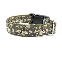 Hidden Dog Camo Collar | Hunting Dog Camouflage | Tactical Canine Gear | Adjustable 13.5-21.5 Inches | Rewarding Rover LLC Rewarding Rover LLC