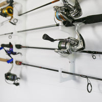 Made in the USA Fishing Rod Rack | Wall or Ceiling Mounted TRAPSKI